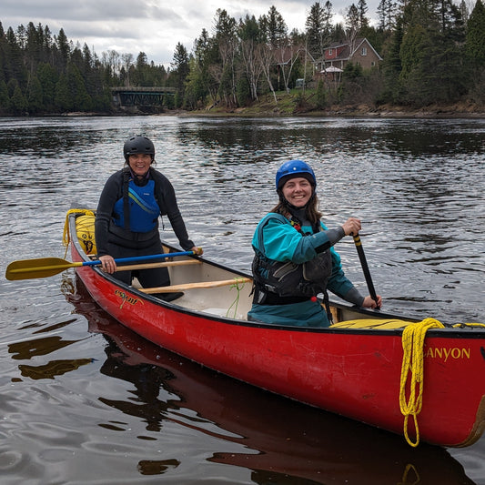 Canot eau vive tandem introduction - Paddle Canada
